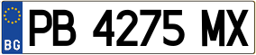 Truck License Plate